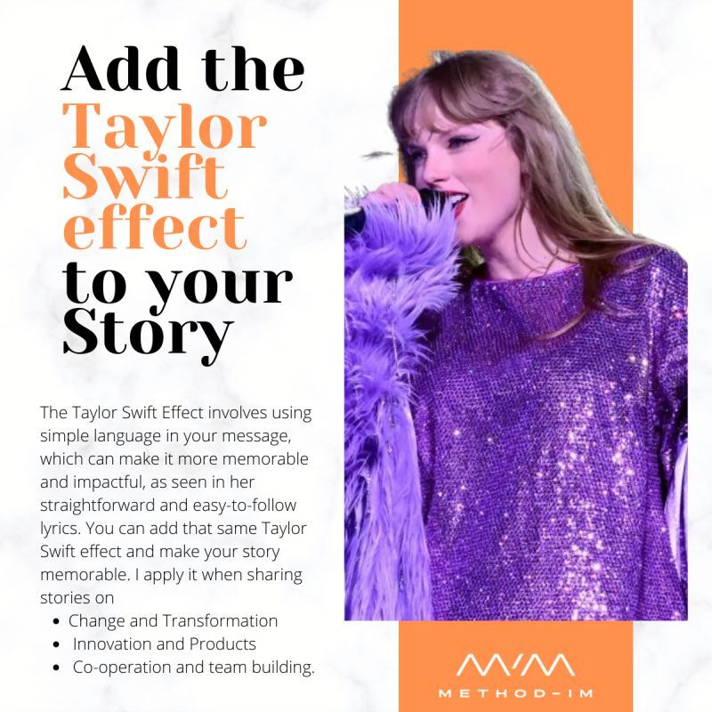 Add the Taylor Swift effect to your story