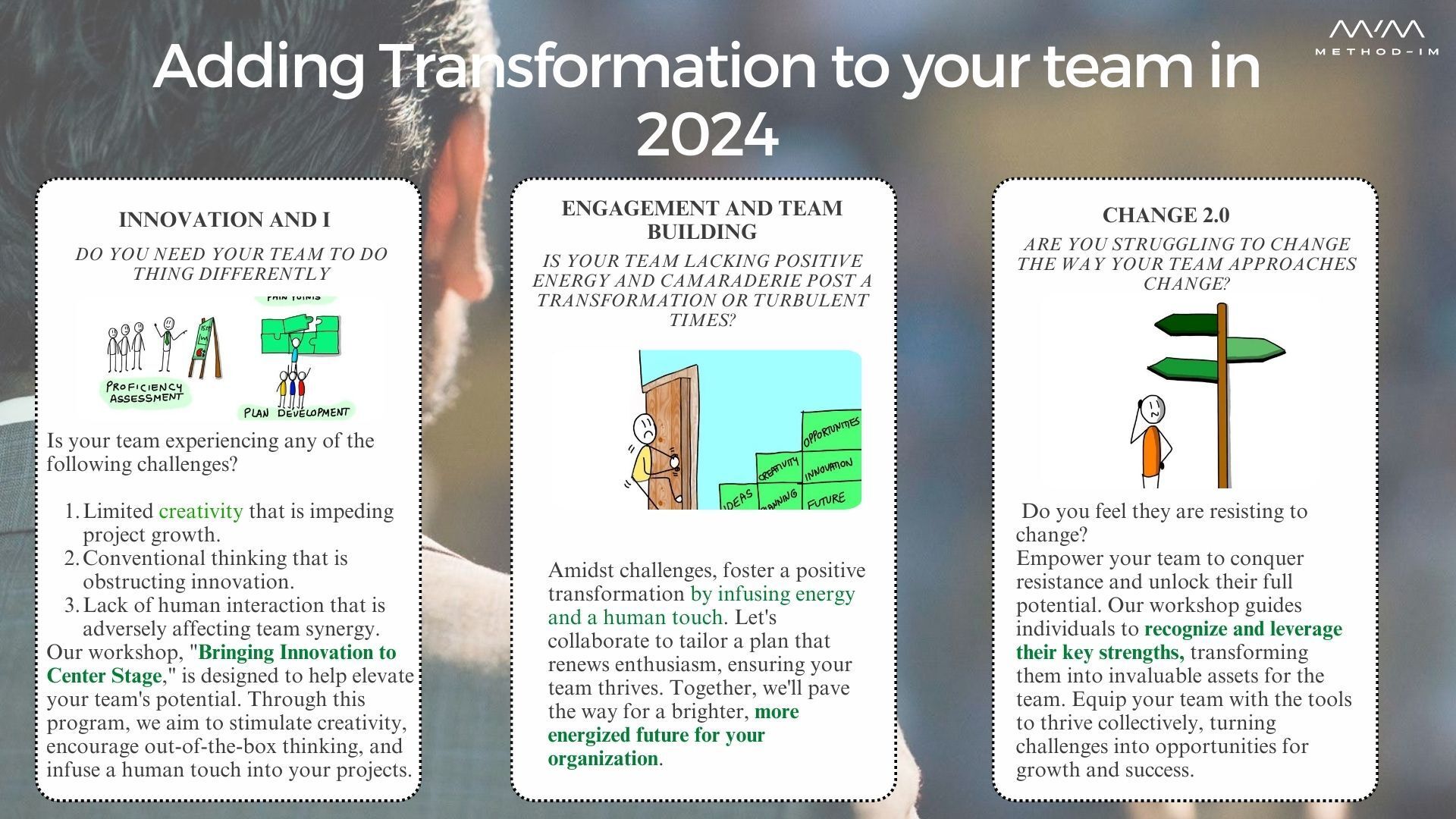 Adding Transformation to your team in 2024